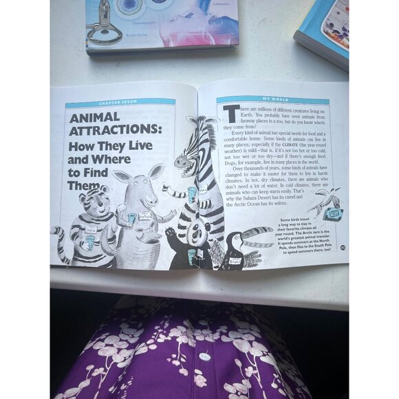 Science Books Set of 4 includes Chemistry Sky Science Experiments & the World - Picture 5 of 11